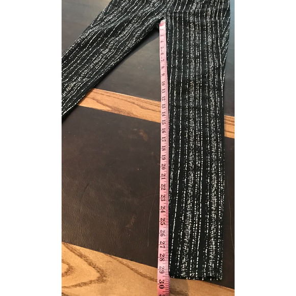 Rag & Bone Jean Black/White Barcode Print Stretch Leggings - Size 24 - NWT - Picture 8 of 12